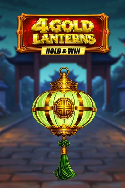 Obálka automatu 4 Gold Lanterns Hold & Win v lobby Kingmaker Casino